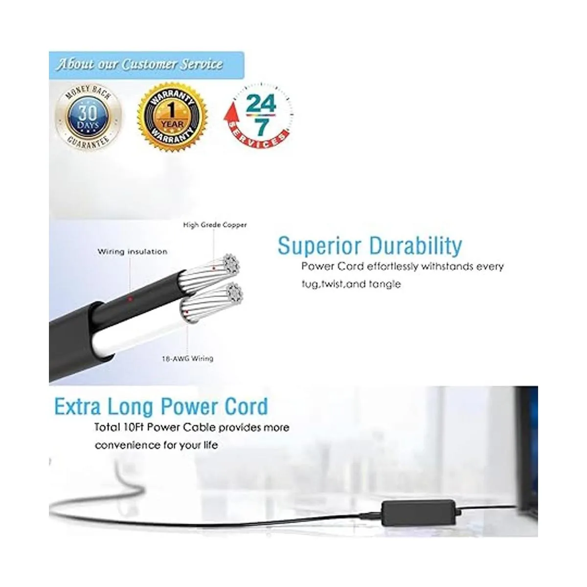 Cargador de CA con certificación UL para Acer Aspire 5_4