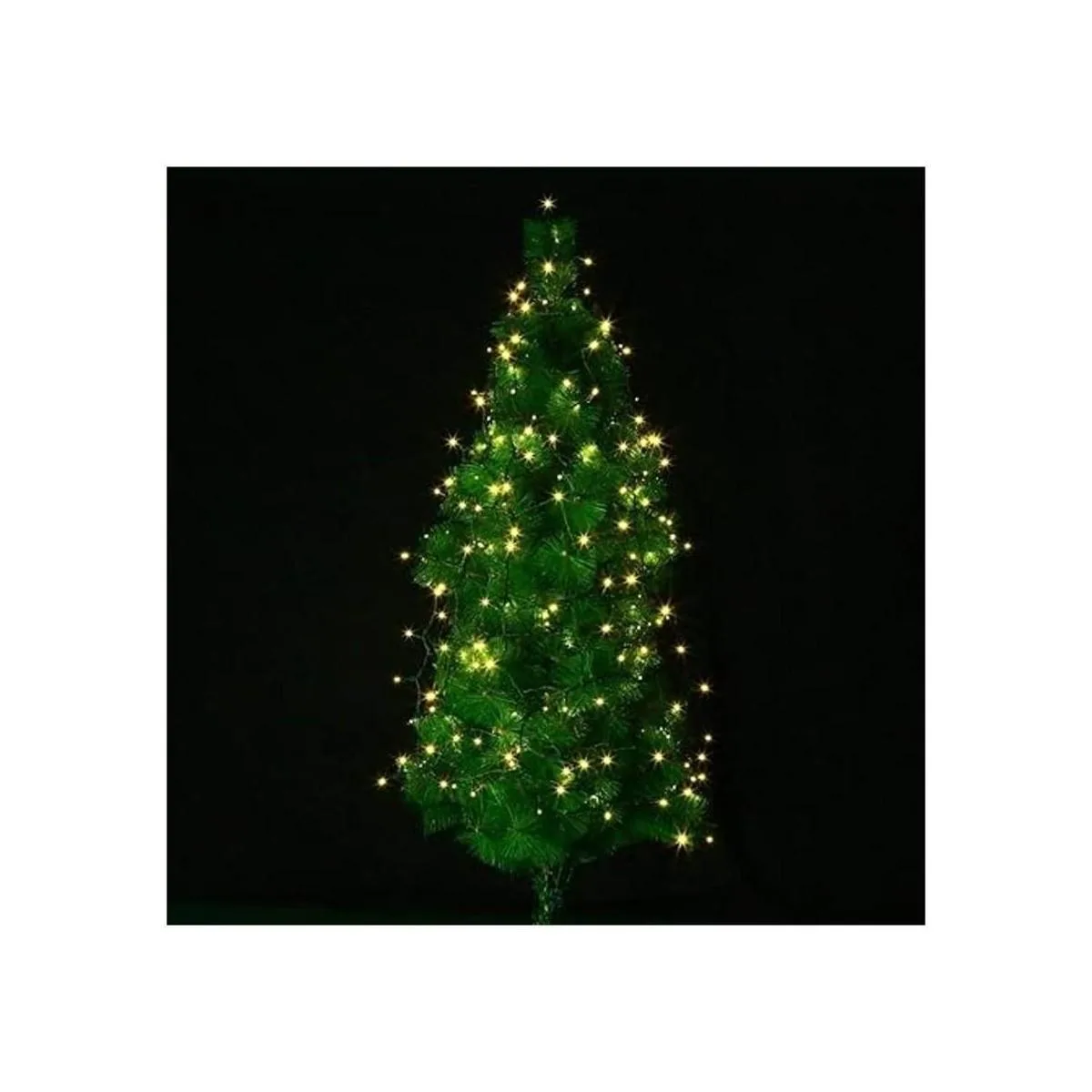 Paquete de 4 luces para árbol de Navidad al aire libre con_4