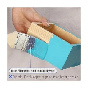 Bates Pinceles de pintura Paquete de 4 unidades mango_6