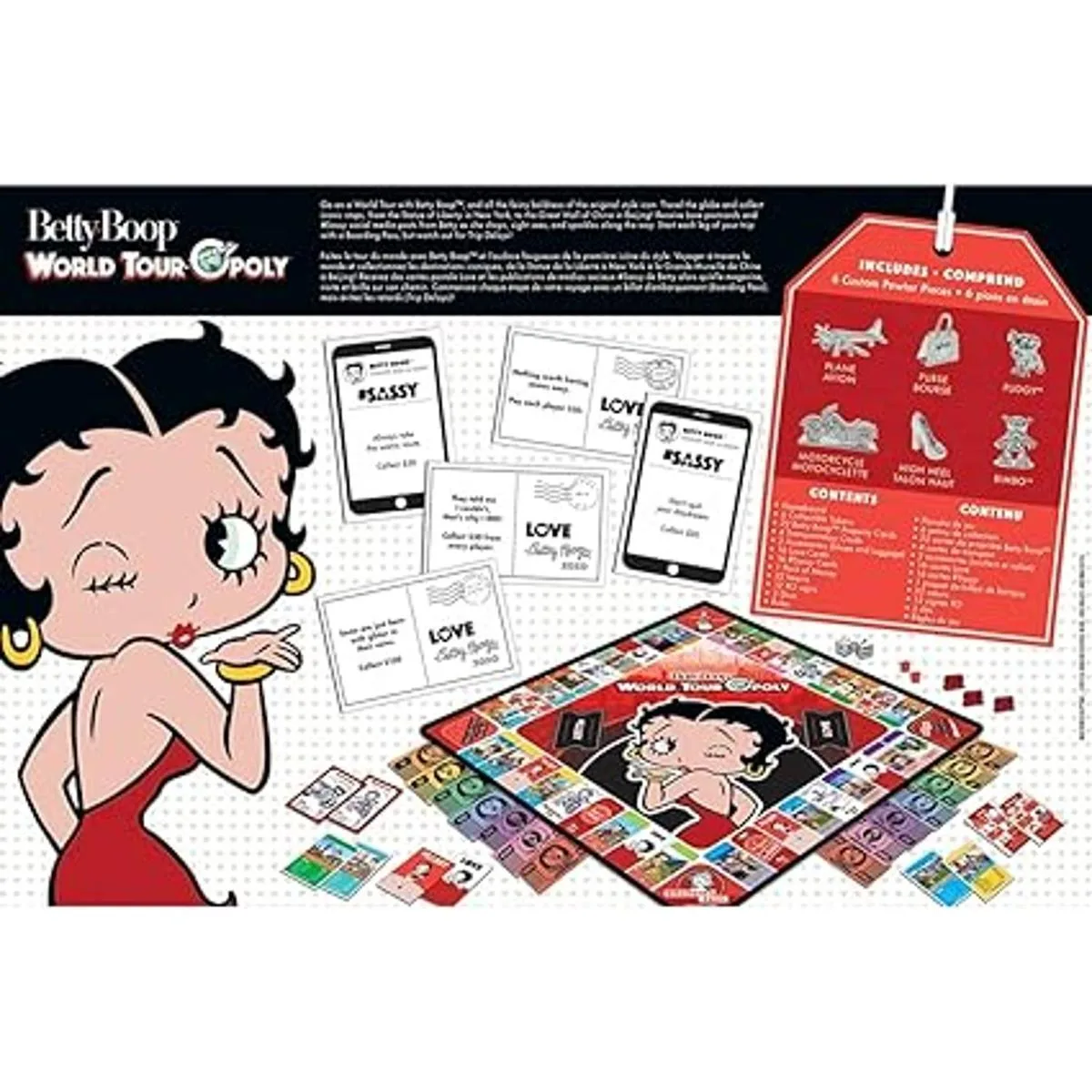 MasterPieces Juegos de mesa Opoly Betty Boop World Tour_2
