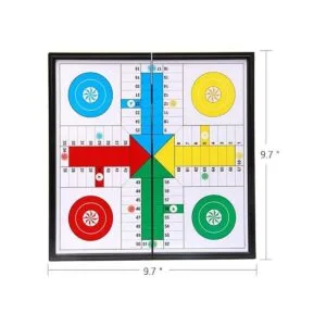 Amerous Juego de Ludo Go Board plegable de 10 pulgadas_6
