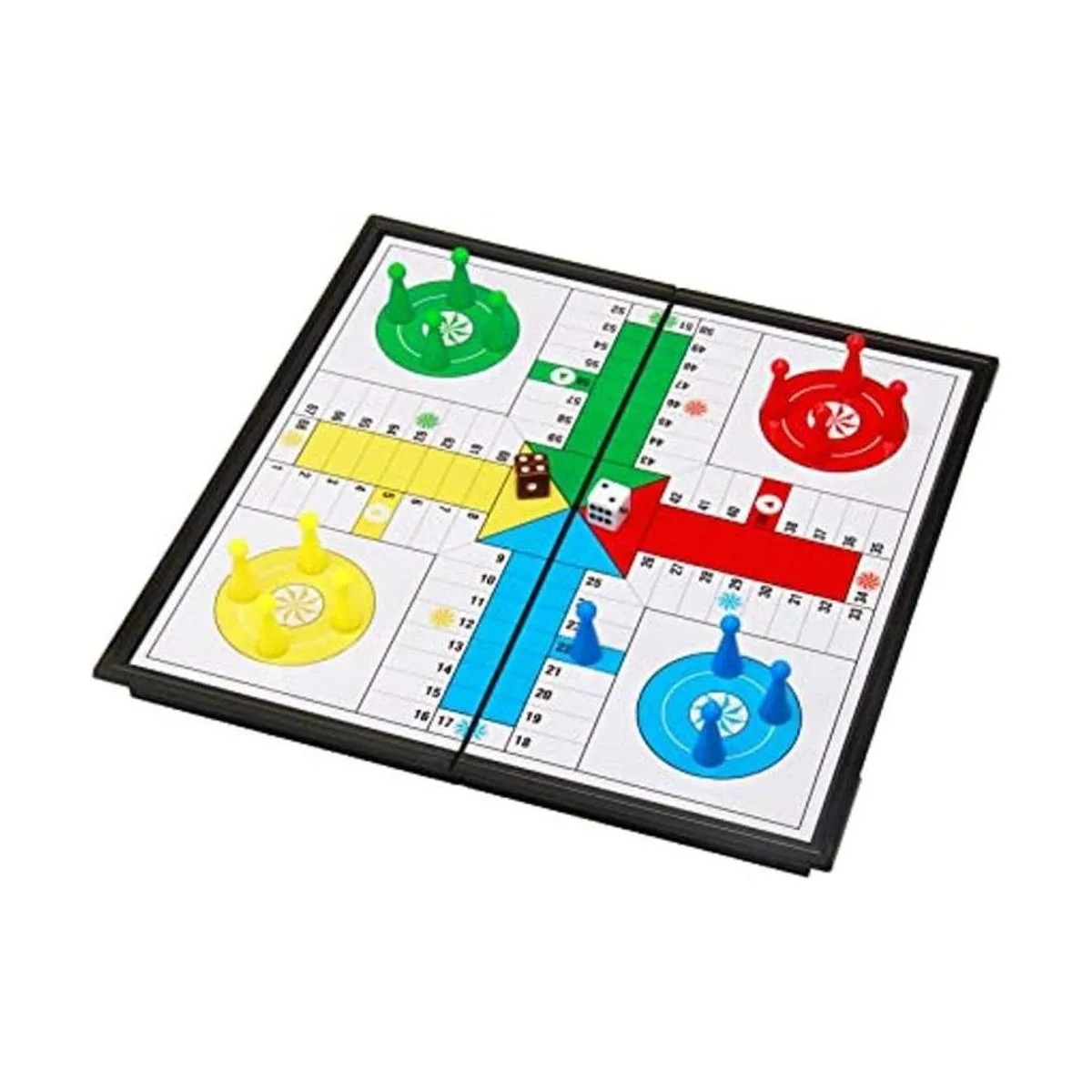 Amerous Juego de Ludo Go Board plegable de 10 pulgadas_1