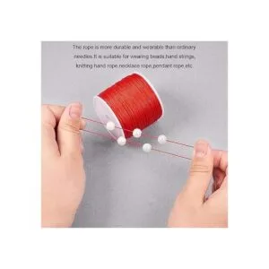 PH PandaHall Cordón encerado rojo de 0.020 in 116 yardas_7