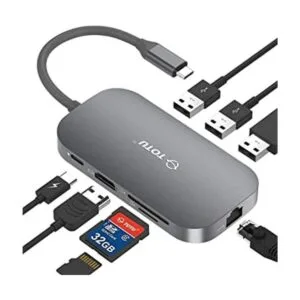 Hub USB C Hub tipo C 9 en 1 con puerto Ethernet USB C 4K_1