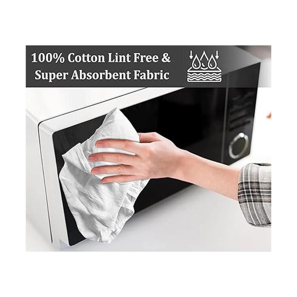 Ruvanti Toallas de cocina toallas de té extra grandes_4