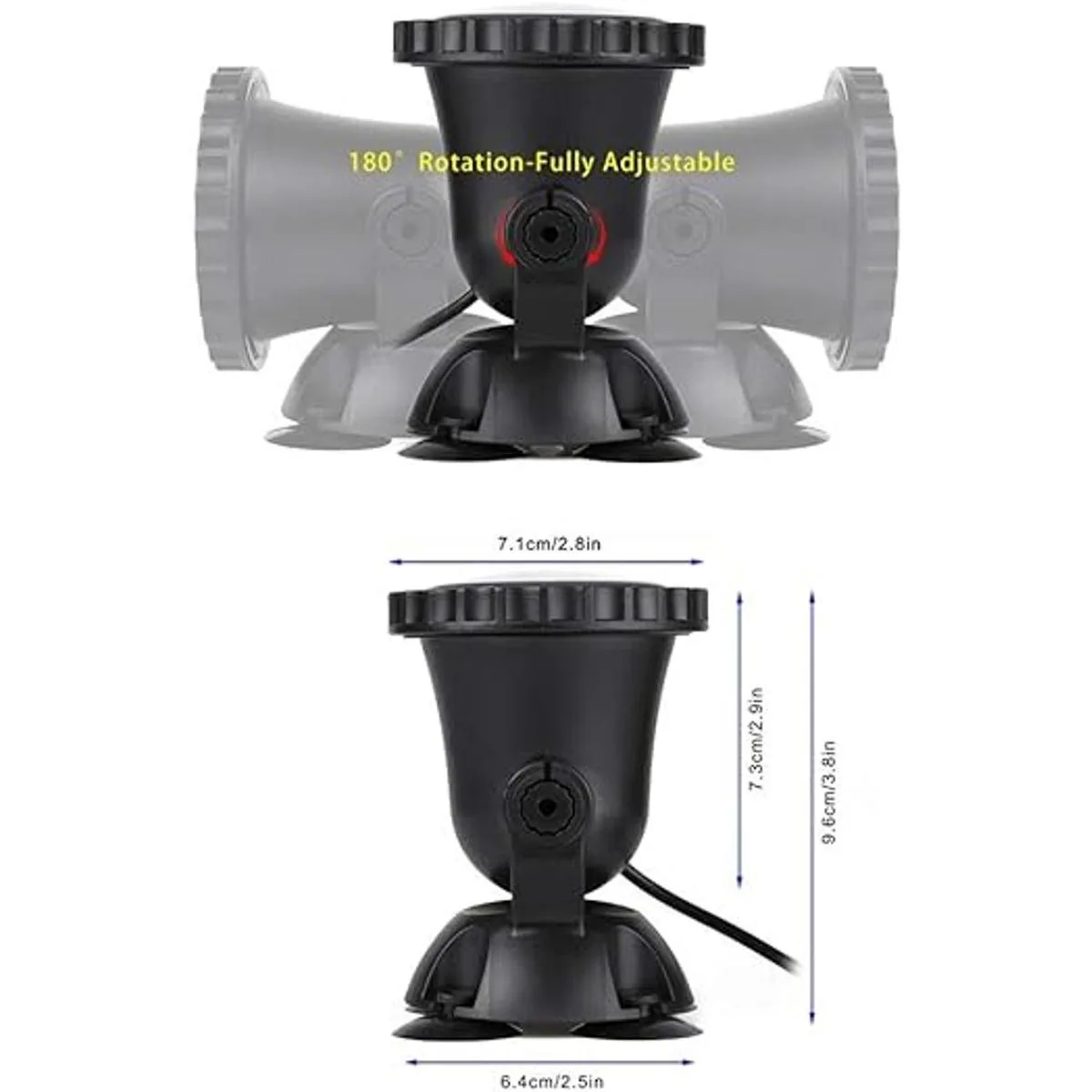 Luces LED impermeables IP68 y sumergibles 12W que cambian_4