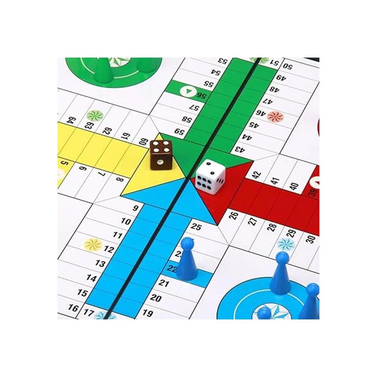 Amerous Juego de Ludo Go Board plegable de 10 pulgadas_4