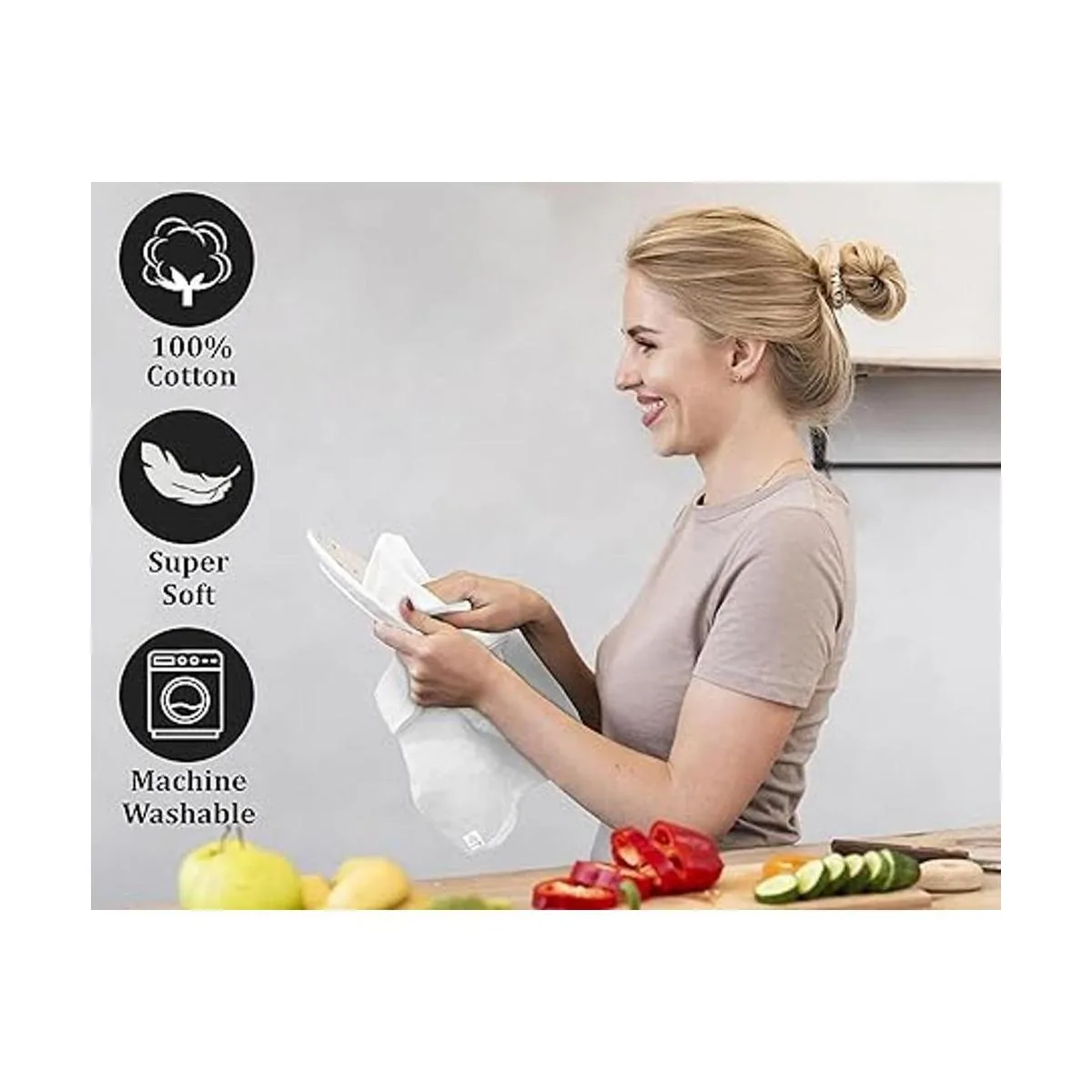 Ruvanti Toallas de cocina toallas de té extra grandes_2