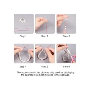 PH PandaHall Cordón encerado rojo de 0.020 in 116 yardas_4