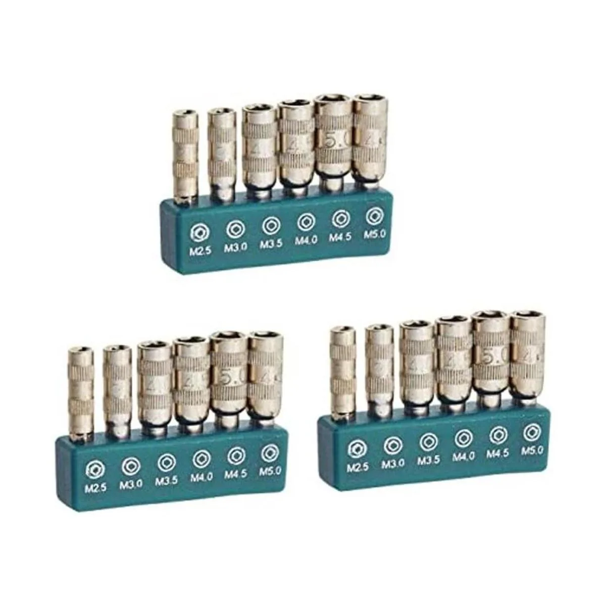 COMOK Vástago hexagonal 6 en 1 0.098 in 0.118 in 0.138_1