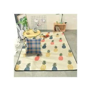 Mugod Funda de almohada cuadrada decorativa a cuadros_3