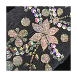 Parches de cristal brillante hechos a mano de 3.9 x 16.5_4