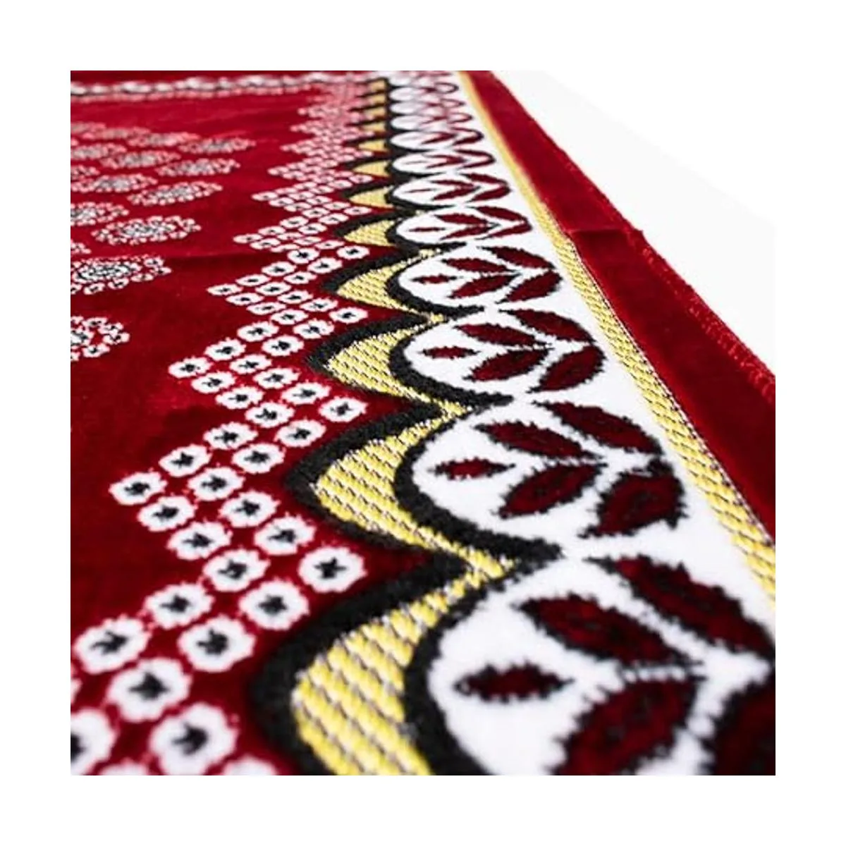 Modefa Alfombra de oración libre con gorro y cuentas de_5