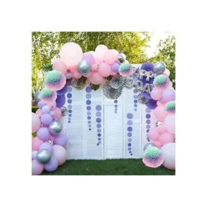 Fonder Mols Flores de papel de seda esponjoso pompones de_5