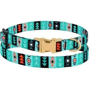 CollarDirect Collar de perro de nailon con hebilla tribal_6