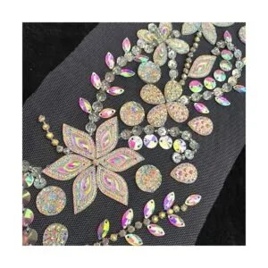 Parches de cristal brillante hechos a mano de 3.9 x 16.5_3