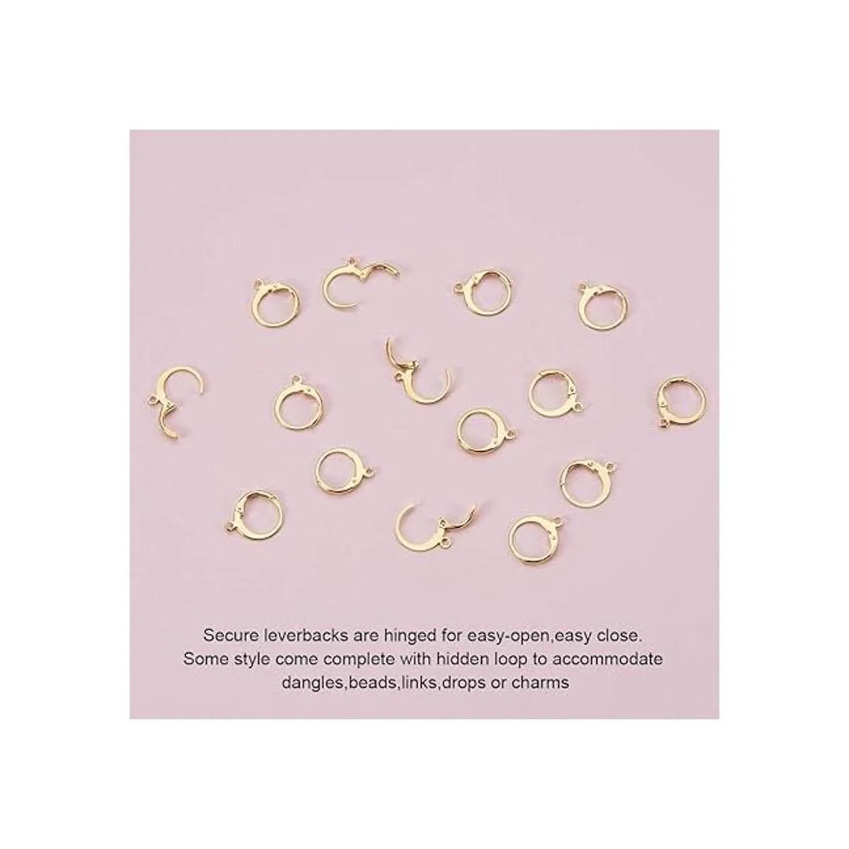 PH PandaHall 100 ganchos de acero inoxidable 304 con_4