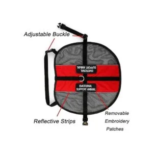 PLUTUS PET Emotional Support Dog Vest with 2 Free_2