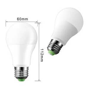 Droiee Bombilla LED E26 regulable bombilla RGB de 6 W con_3