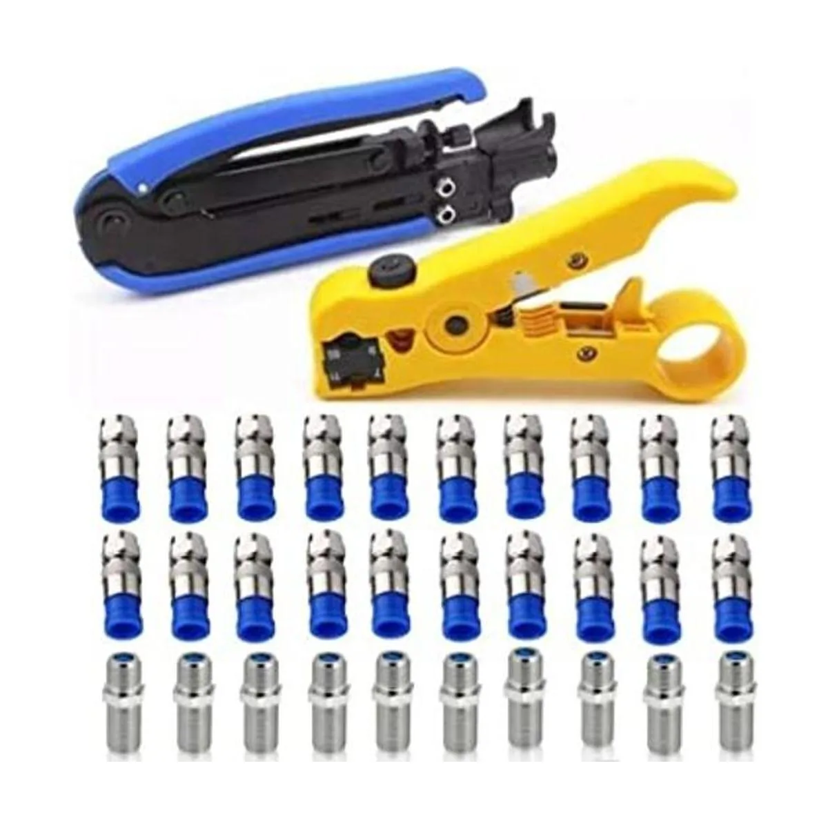 Herramienta de compresión coaxial kit de crimpadora de_1