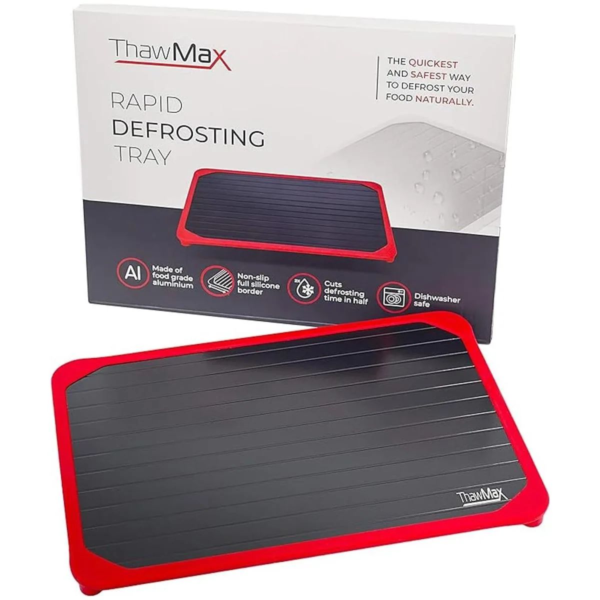 ThawMax Rapid Defrosting Tray Defrost Chicken Steak and_1