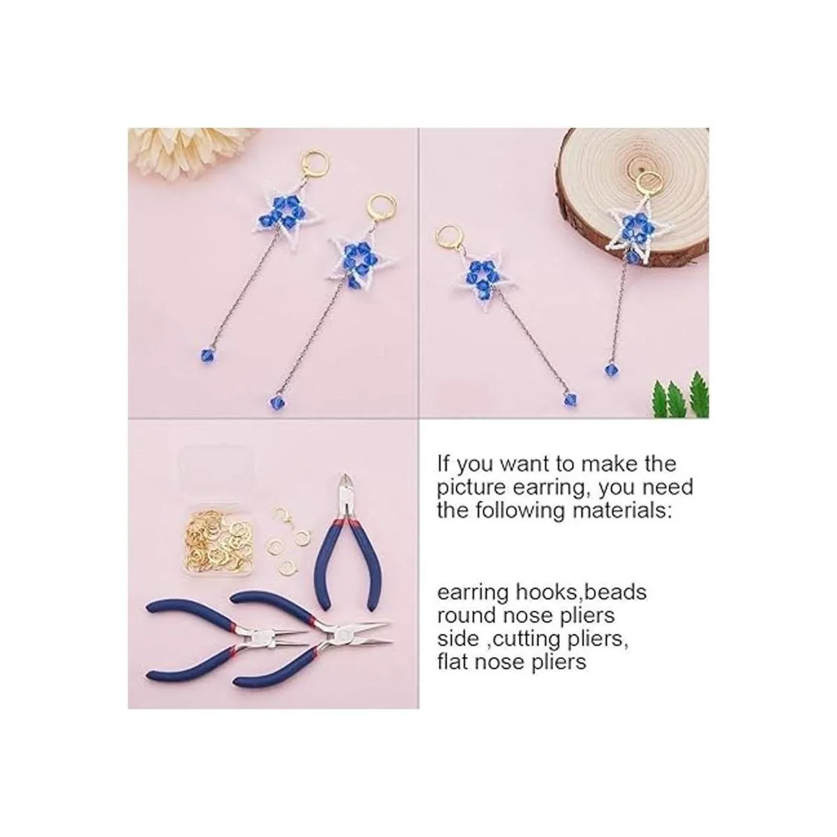 PH PandaHall 100 ganchos de acero inoxidable 304 con_5