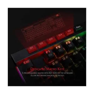 Redragon K580 VATA RGB LED retroiluminado teclado mecánico_3
