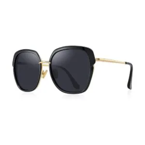 OLIEYE Gafas de sol polarizadas vintage con marco de_1