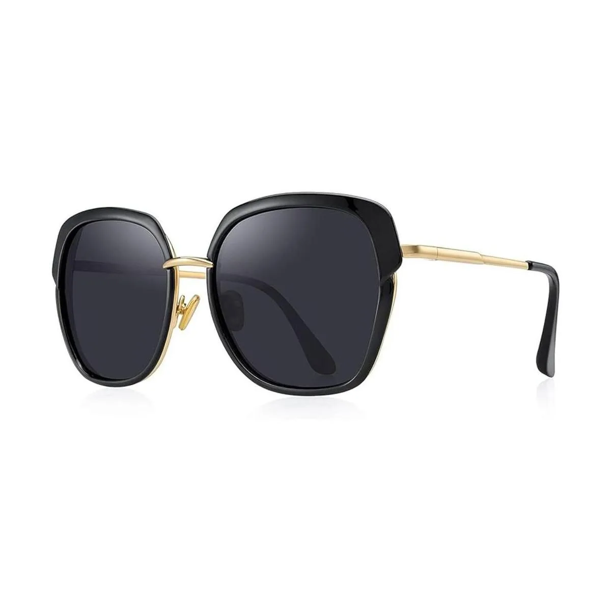 OLIEYE Gafas de sol polarizadas vintage con marco de_1