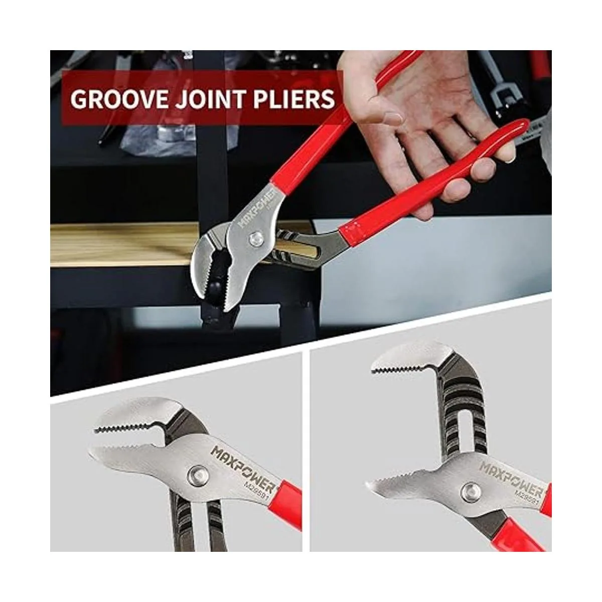 MAXPOWER Juego de llaves y alicates juego de 6 piezas._4