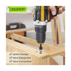 TLEEP Juego de 20 destornilladores de tuercas eléctricas_4