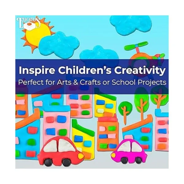 Bloques de masa extra suaves y reutilizables para niños_6