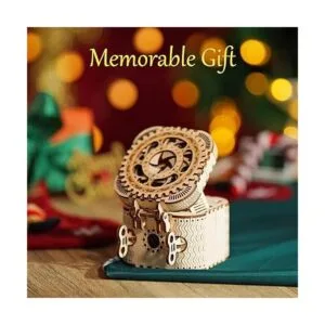 ROKR Rompecabezas de madera 3D con caja de tesoro mecánica_2