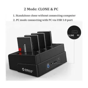 ORICO Estación de acoplamiento de disco duro externo de 40_4