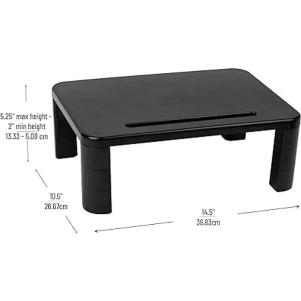 Mind Reader 2SMPLMONBLK Soporte para monitor pequeño_3