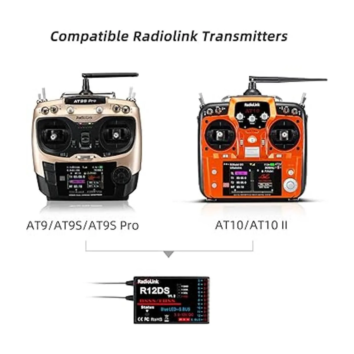 Radiolink R12DS 2.4GHz RC receptor 12 canales SBUSPWM_2