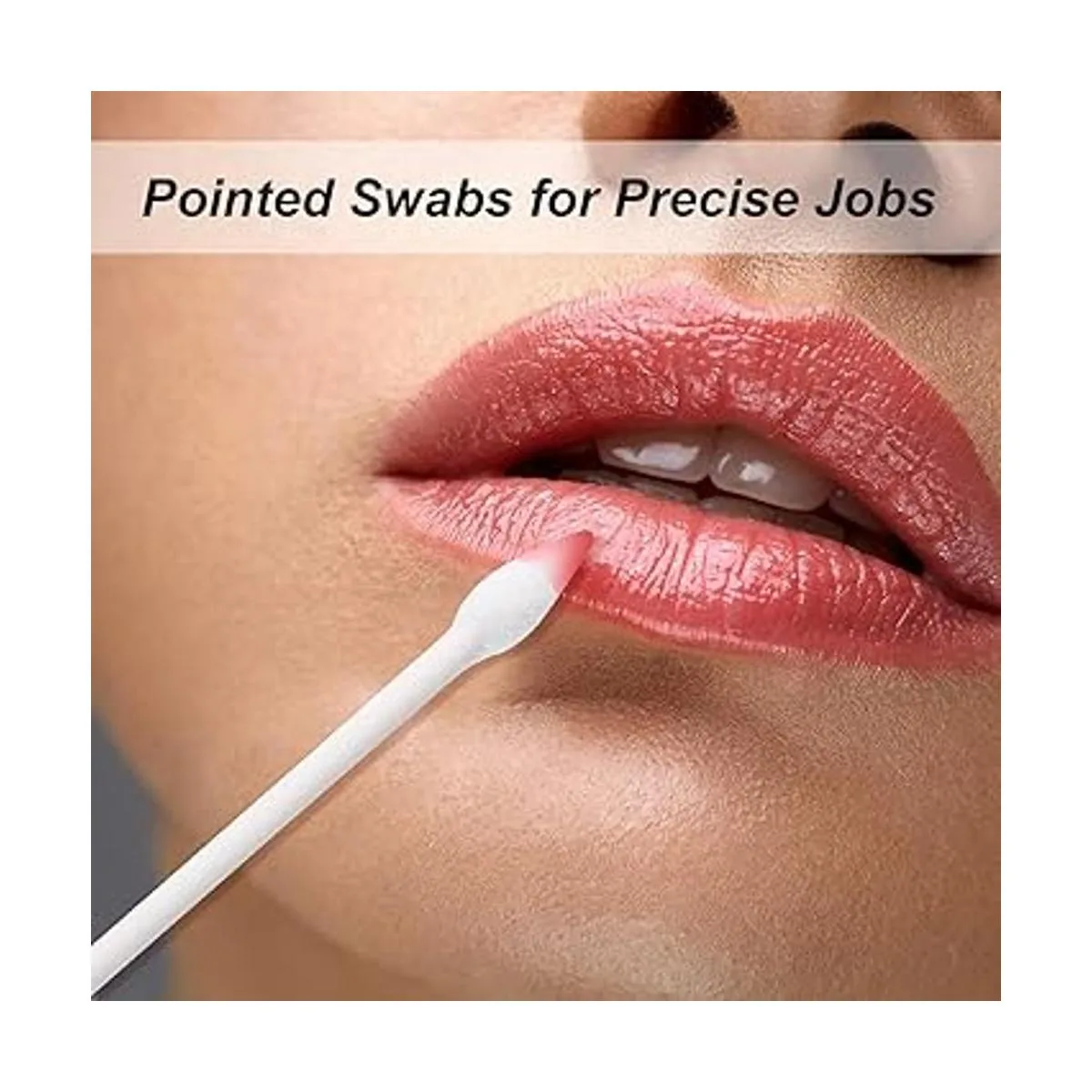 Hisopos de algodón puntiagudos con puntas en Q de doble_6