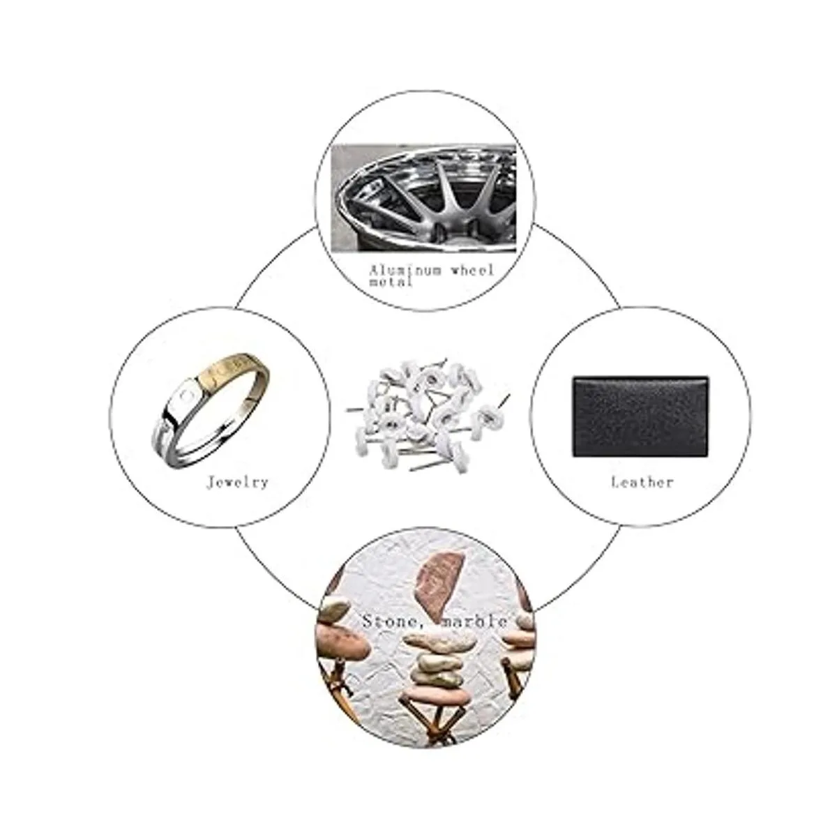 NIUPIKA Little Buffer Ruedas Pulidas y Pulido Rueda para_4