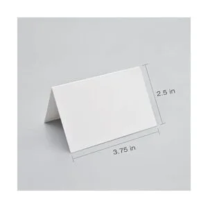 AZAZA 50 tarjetas blancas en blanco Tarjetas_3