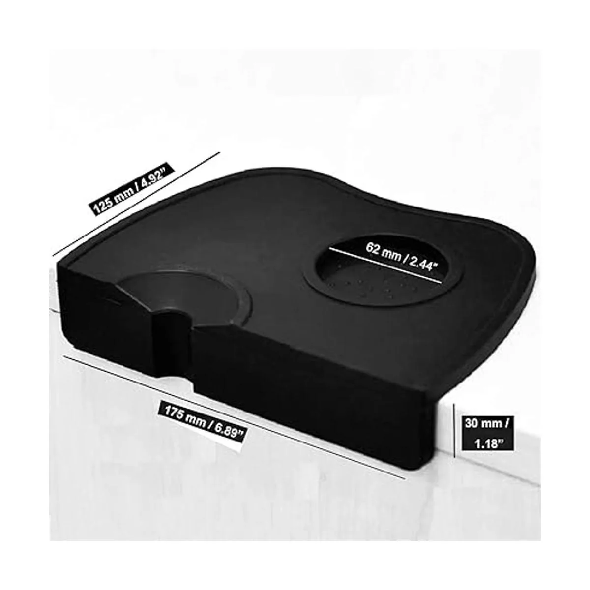 Coffee Tamper Mat Silicone Corner Tamping Mat Medium_5