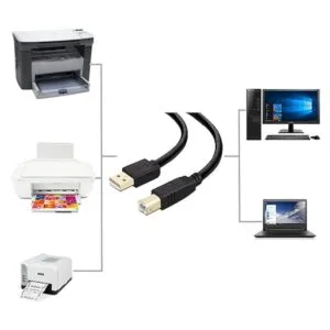 Cable de impresora NC XQIN USB 2.0 de 20 pies cable de_6