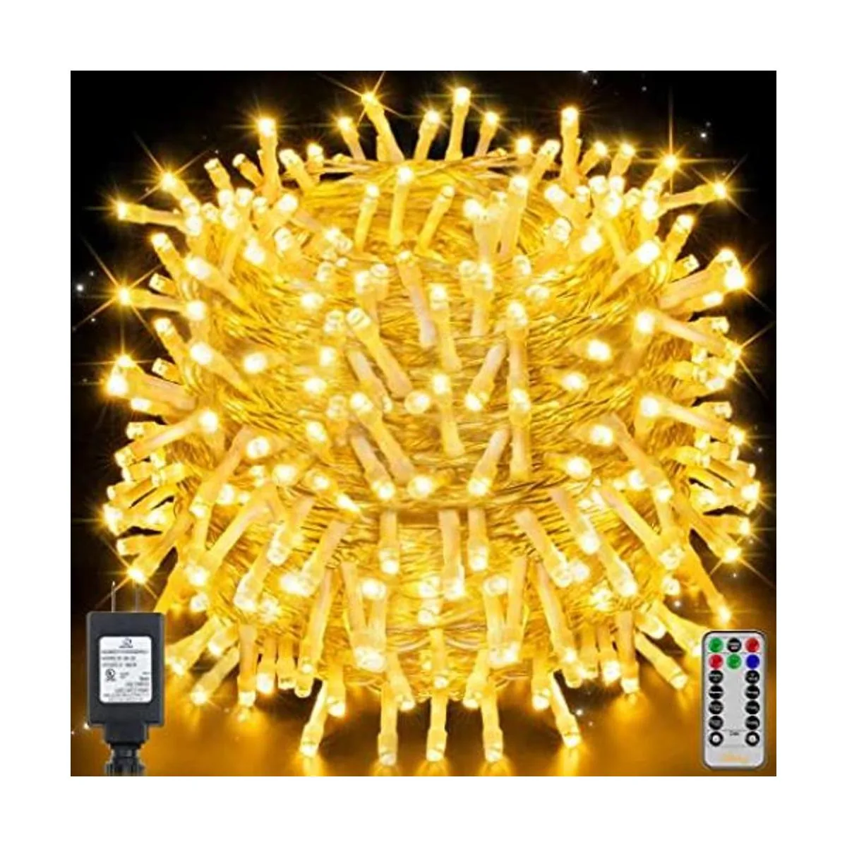 Ollny Cadena de luces de Navidad para exteriores 800 LED_1