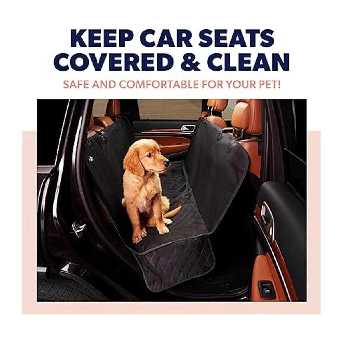 Dog Back Seat Cover Protector Waterproof Scratchproof_3