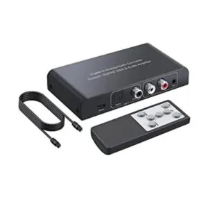 PROZOR Convertidor DAC de 192 KHz Toslink coaxial SPDIF_1