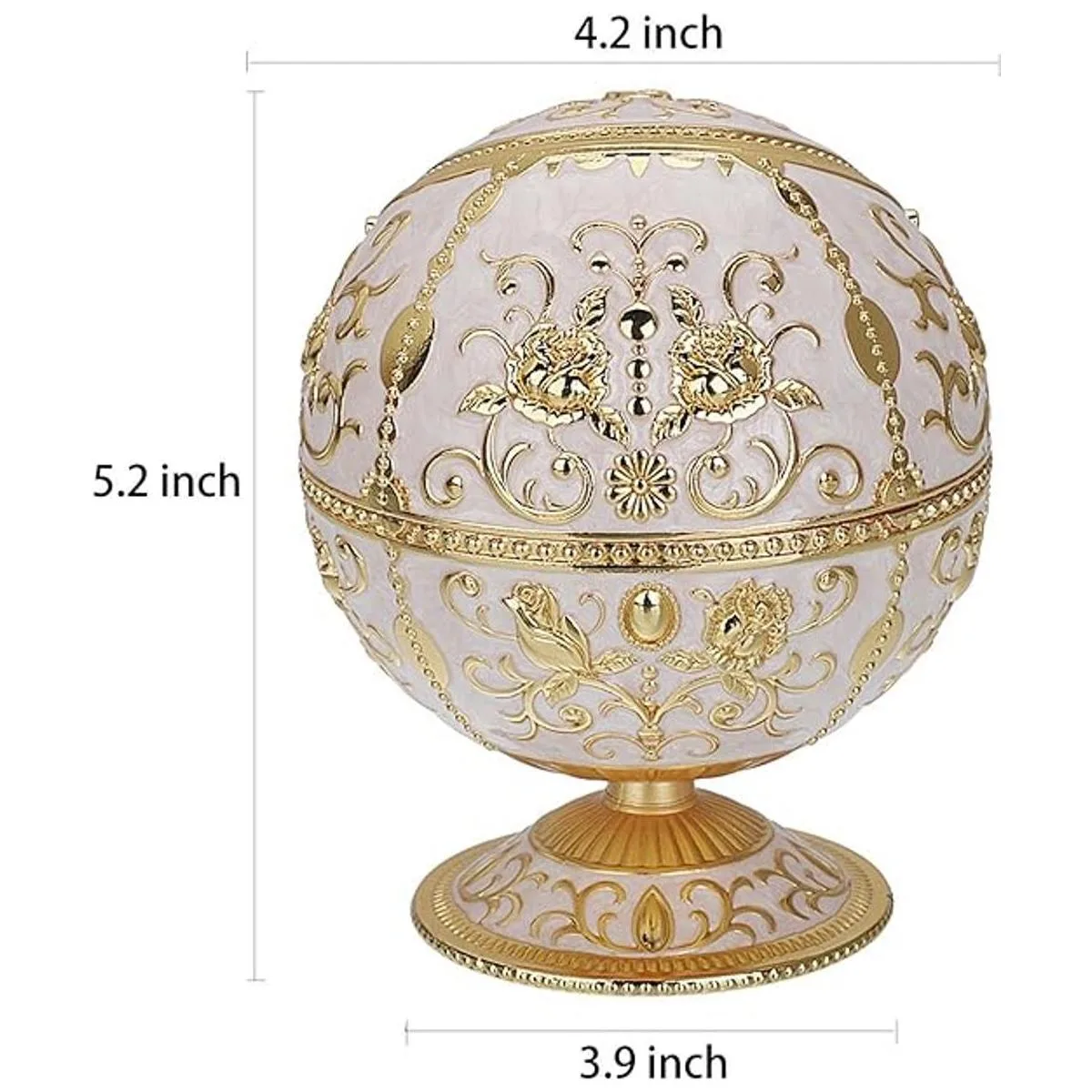 LAUYOO Cenicero vintage resistente al viento con tapa para_3