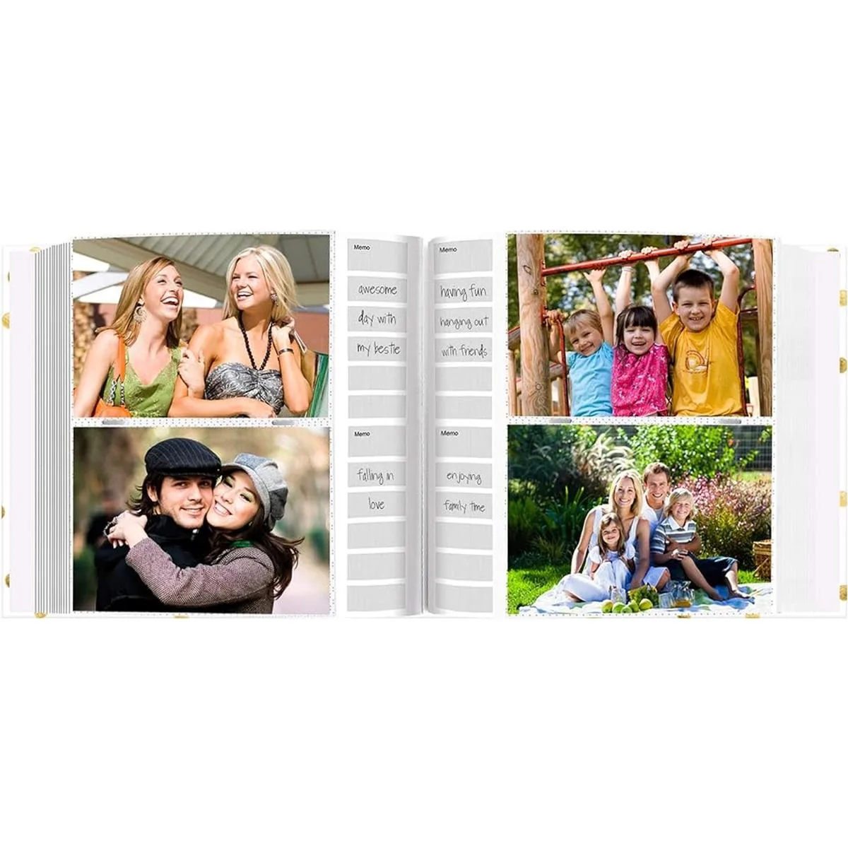 Pioneer Photo Albums Golden Dots Live Laugh Love lbum de_2