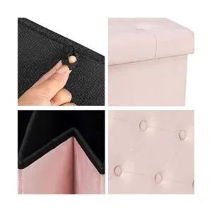 B FSOBEIIALAO Otomano plegable para almacenamiento banco_4