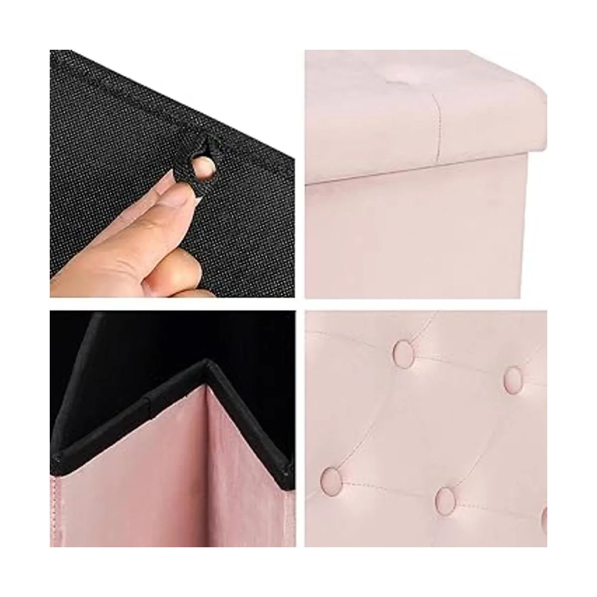 B FSOBEIIALAO Otomano plegable para almacenamiento banco_4