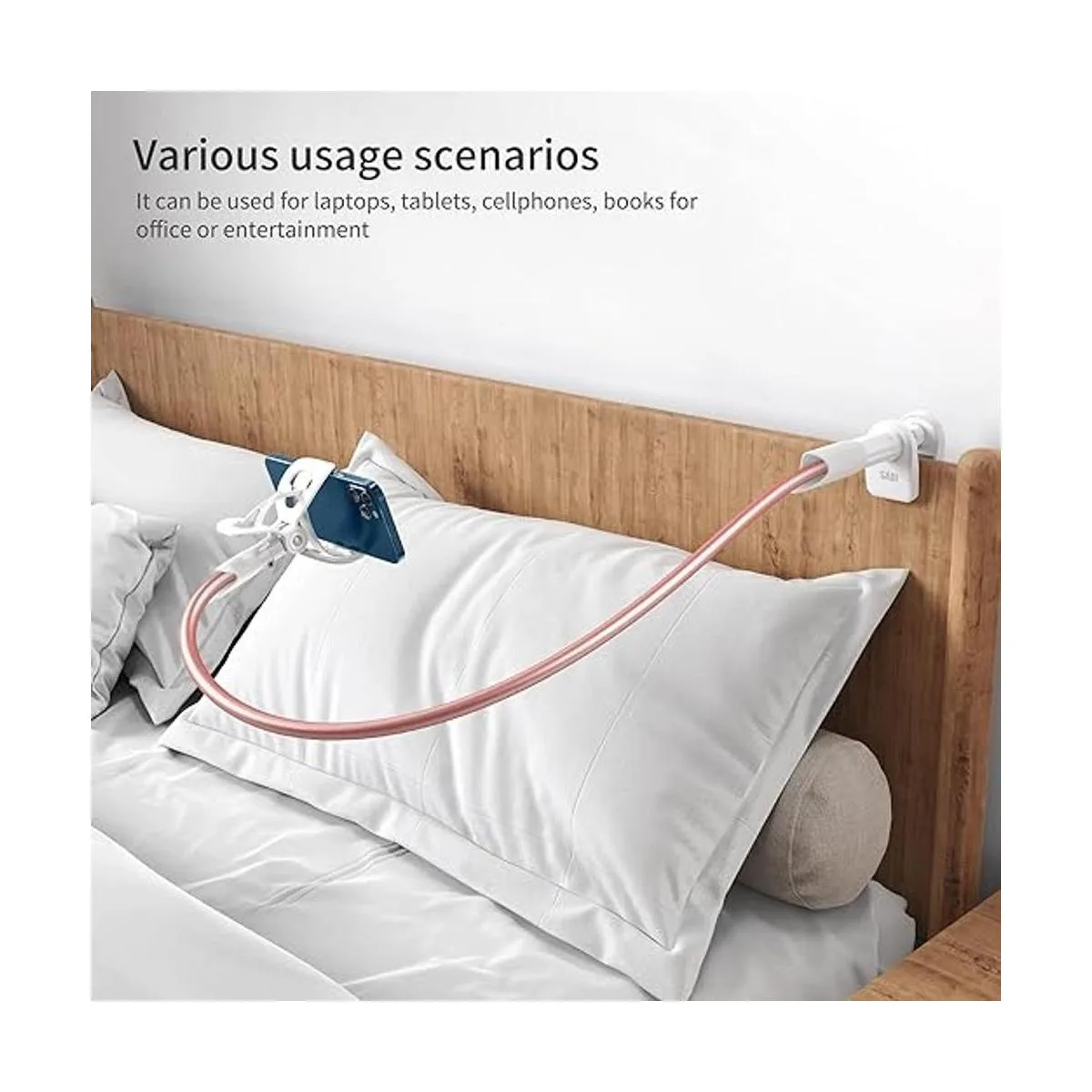 Saiji Gooseneck Soporte universal para teléfono celular_3