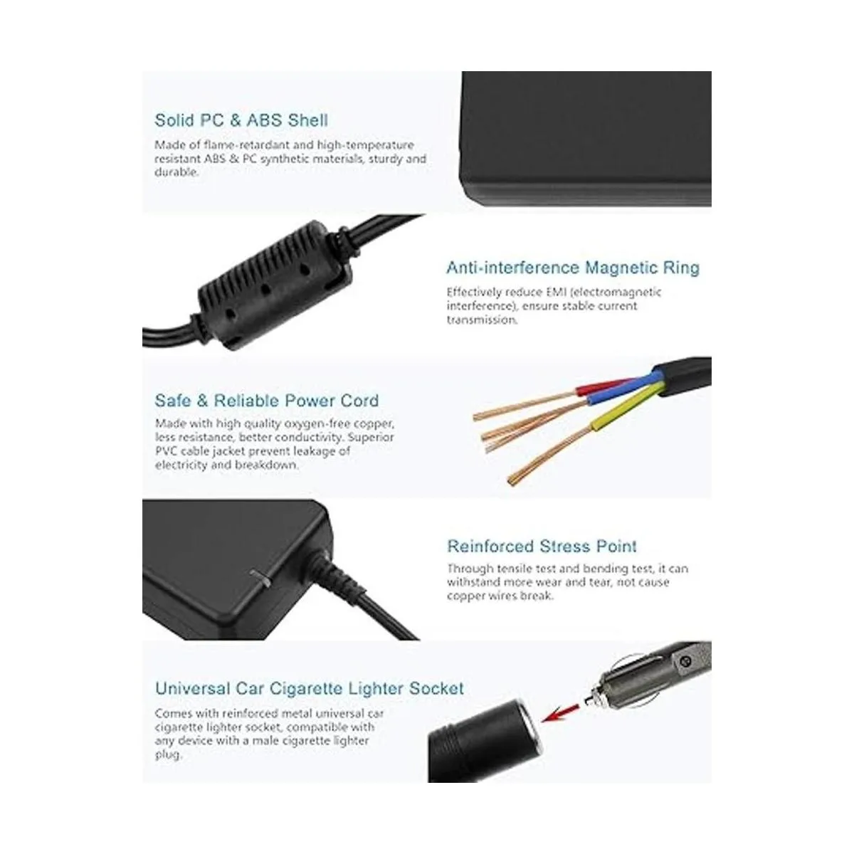Adaptador de fuente de alimentación ALITOVE AC a DC 12 V 8_5